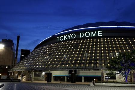 東京都文京区の東京ドーム=5月25日夕